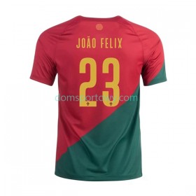 Koszulka Portugalia Joao Felix 23 Domowe Koszulki Piłkarskie World Cup 2022 Krótki Rękaw